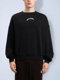 Back Curved Logo Loose Sweatshirt