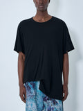Diorama Jersey Asymmetry Hem T-Shirt
