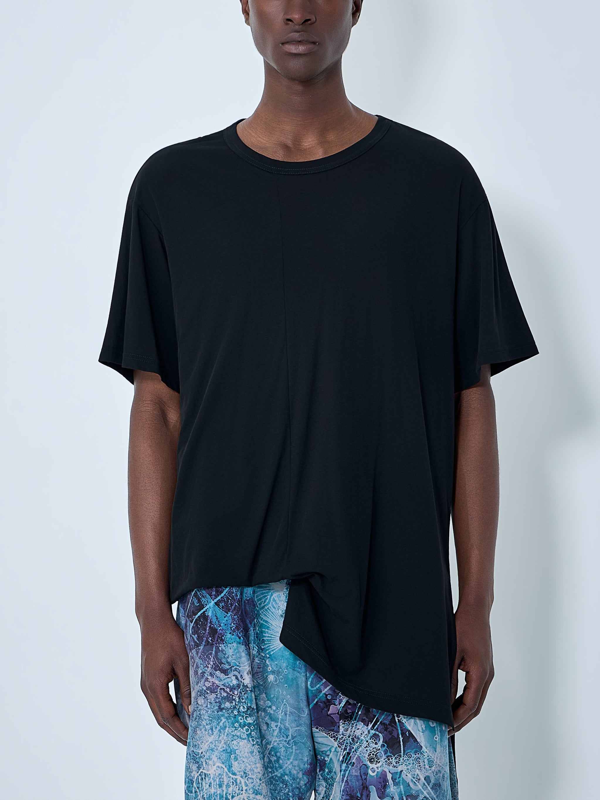 Diorama Jersey Asymmetry Hem T-Shirt