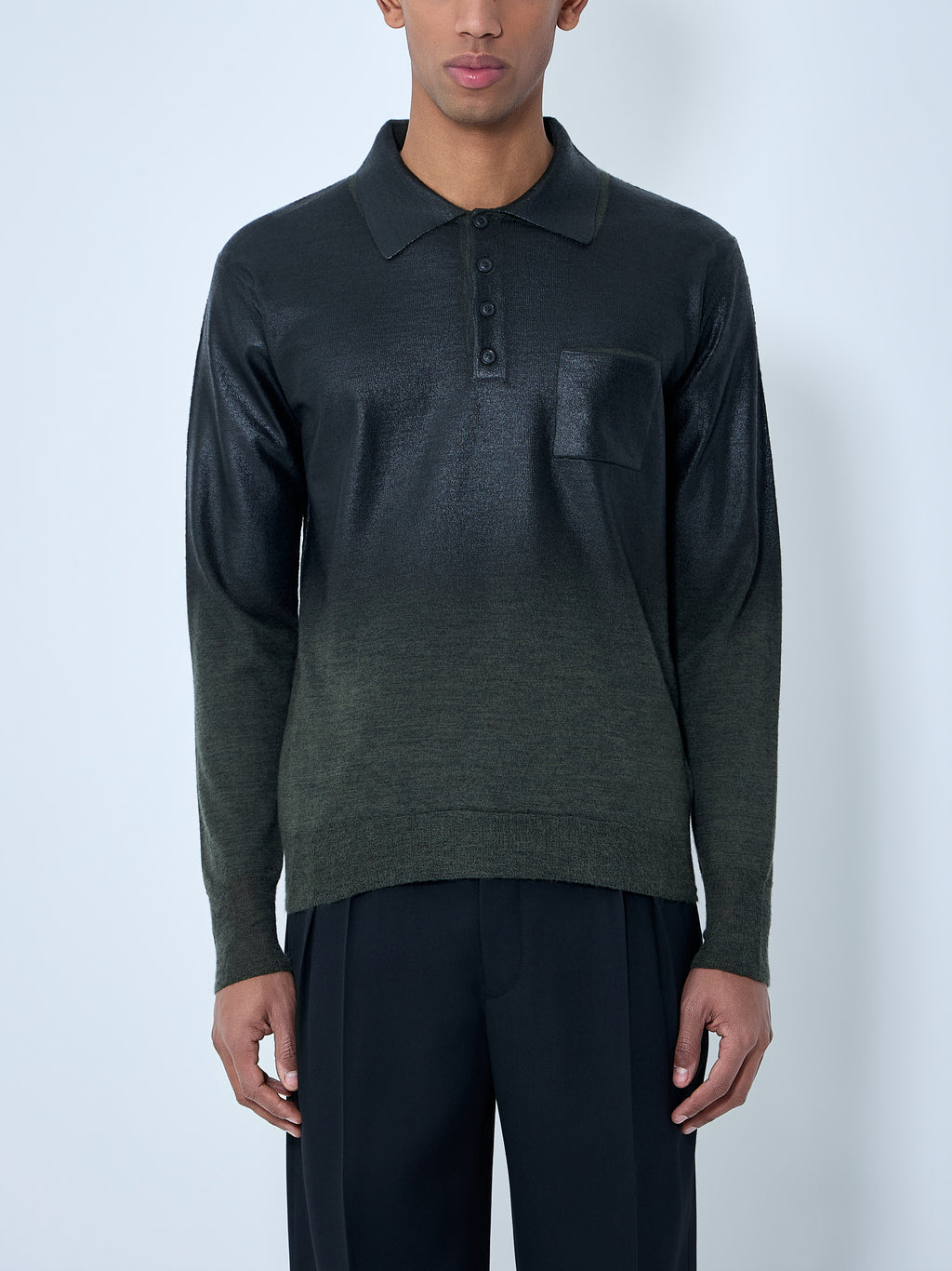 Long Sleeve Polo Shirt