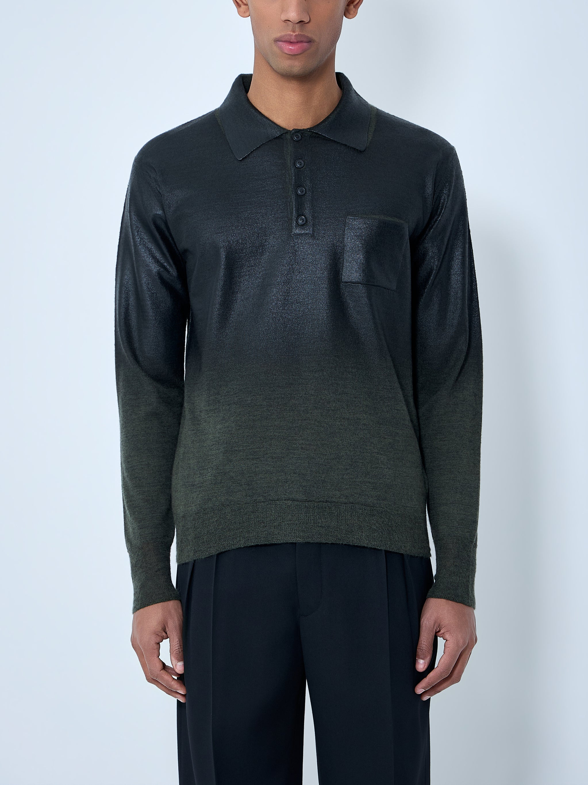 Long Sleeve Polo Shirt