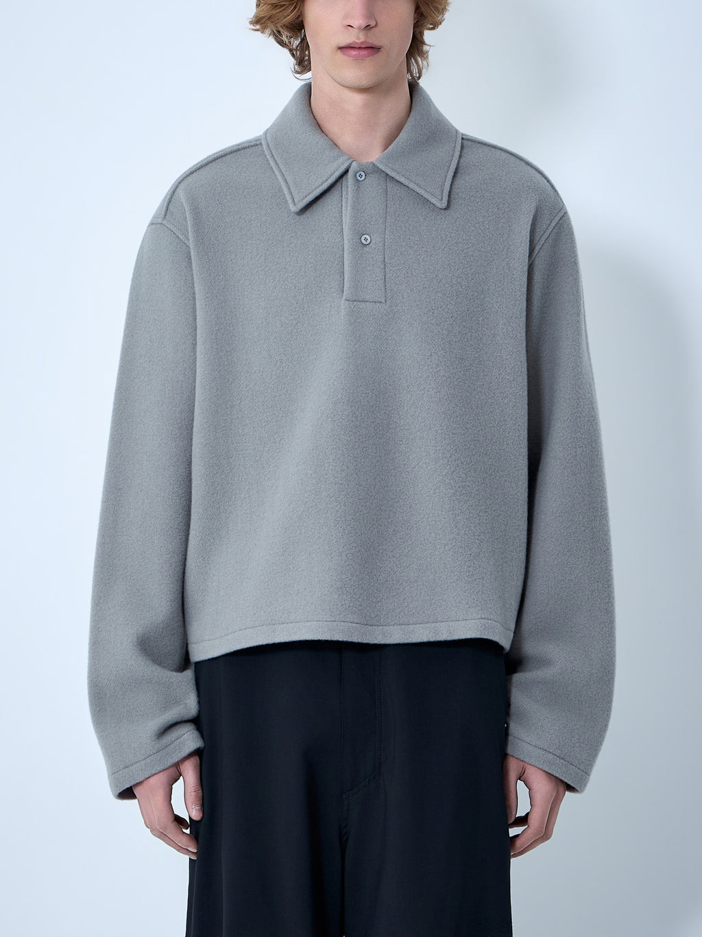 Oversized Polo Knit Jumper