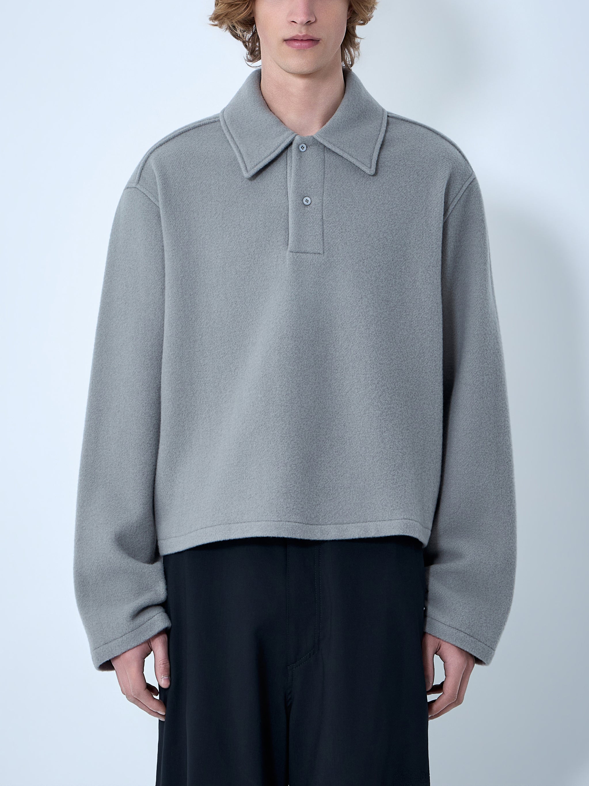Oversized Polo Knit Jumper