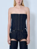 Denim Corset