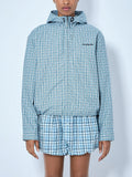 Hooded Check Jacket