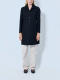 Single-Breasted Wool Coat