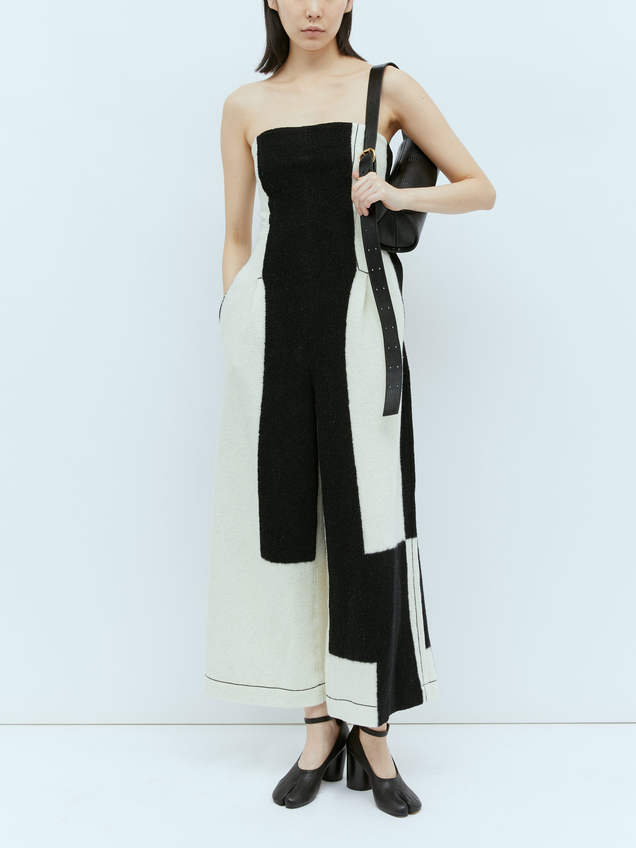 Rectilinear Milled Jumpsuit