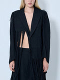 Frayed Hem Blazer