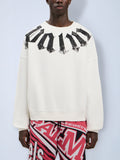 Big Neck Logo Loose Sweatshirt