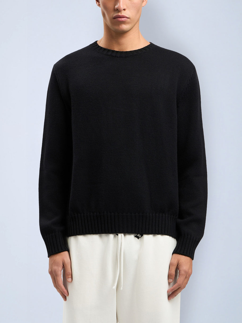 Back Curved Logo Sweater