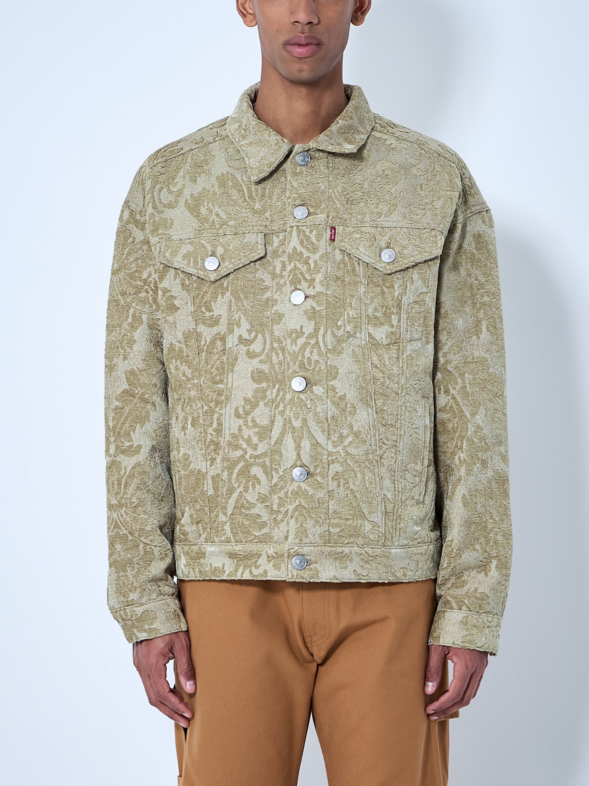 Patterned Denim Jacket