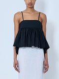 CBselena Embroidered Taffeta Top