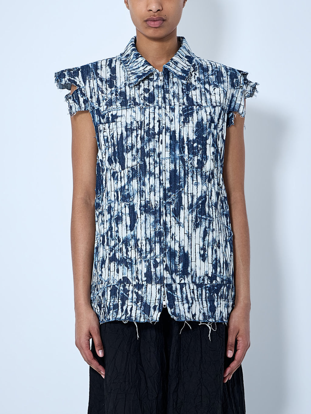 Sleeveless Blouson