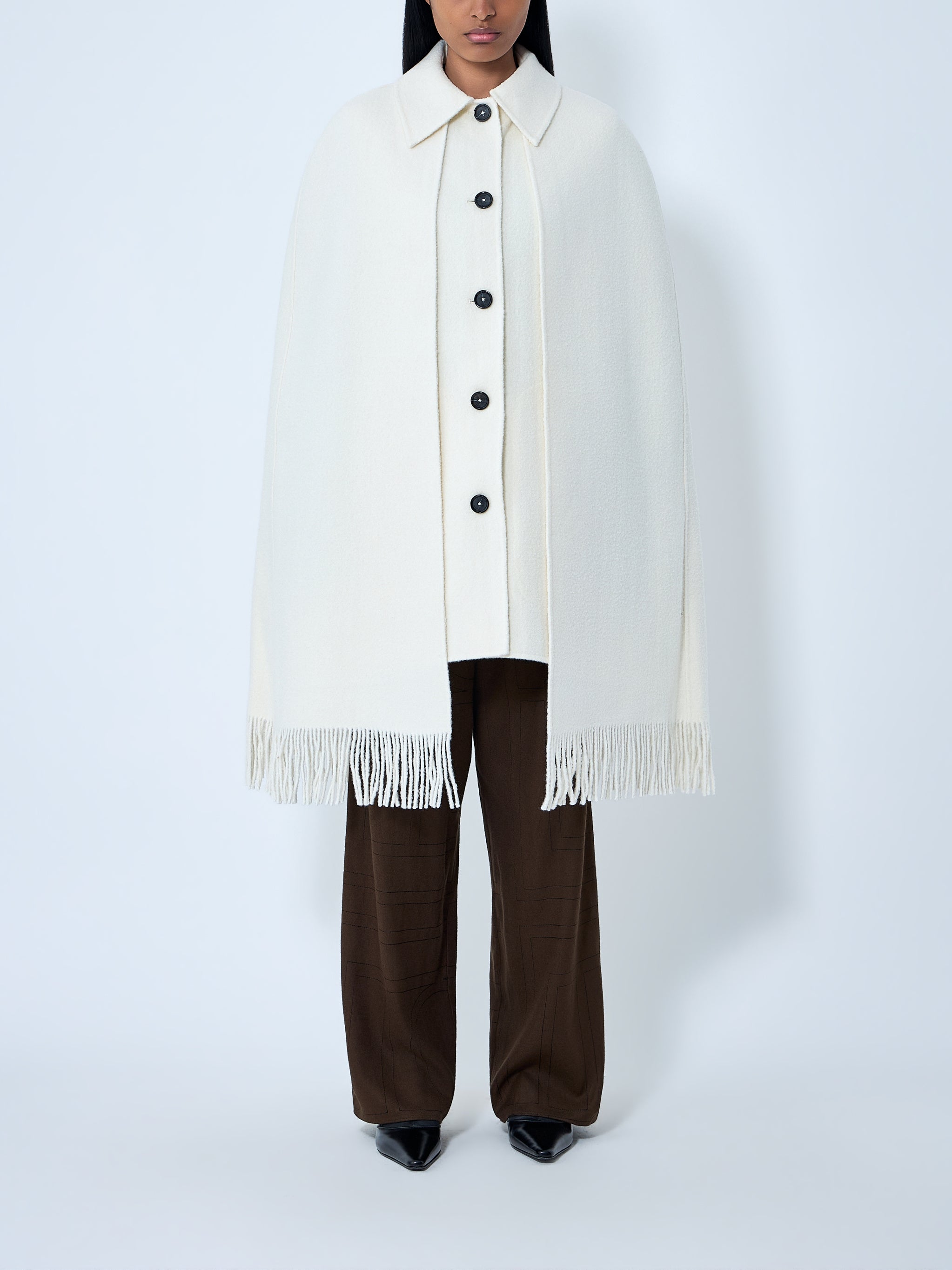 Fringe Cape Coat