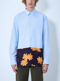 Contrast Cotton Shirt
