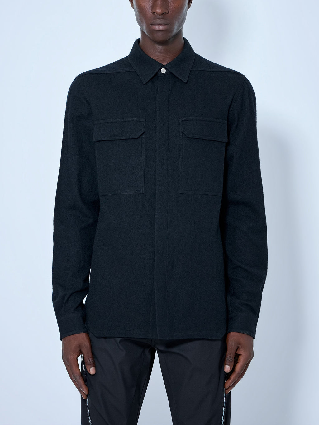 Wool Blend Overshirt