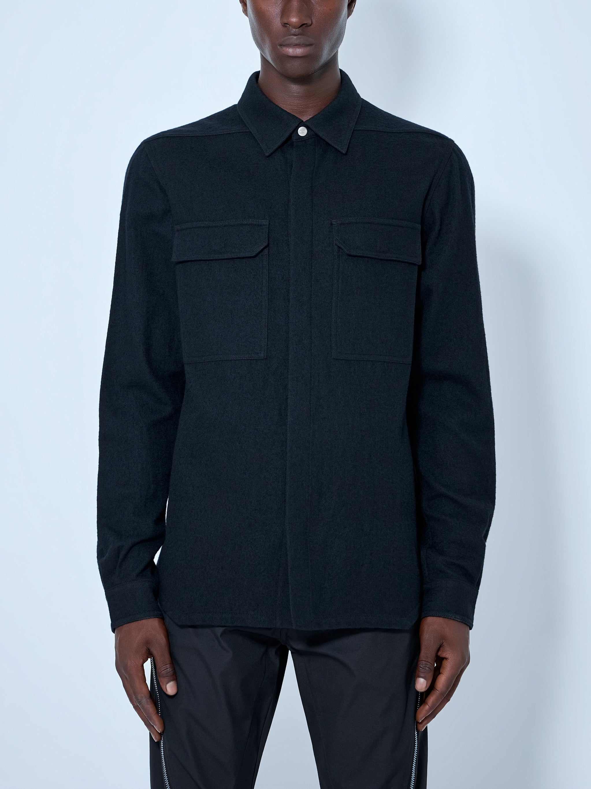 Wool Blend Overshirt