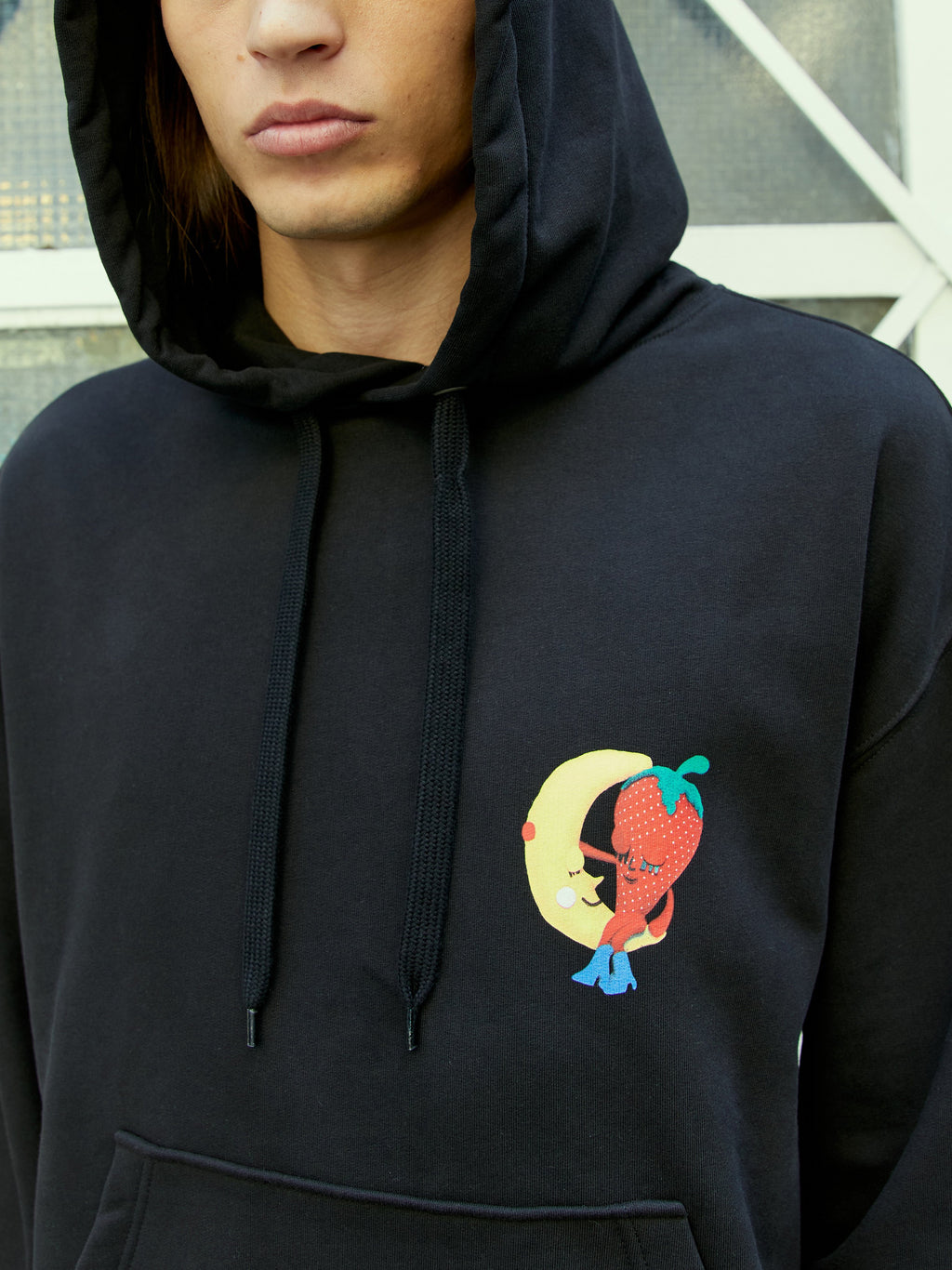 Graphic Print Hooded Sweatshirt