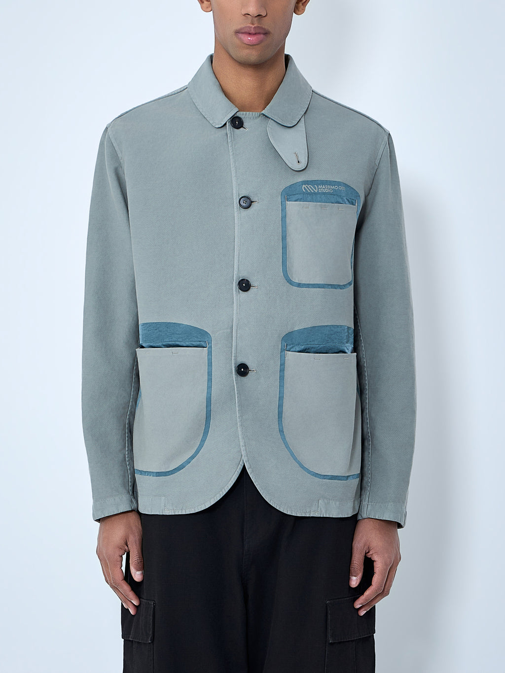 Contrast Pocket Work Jacket