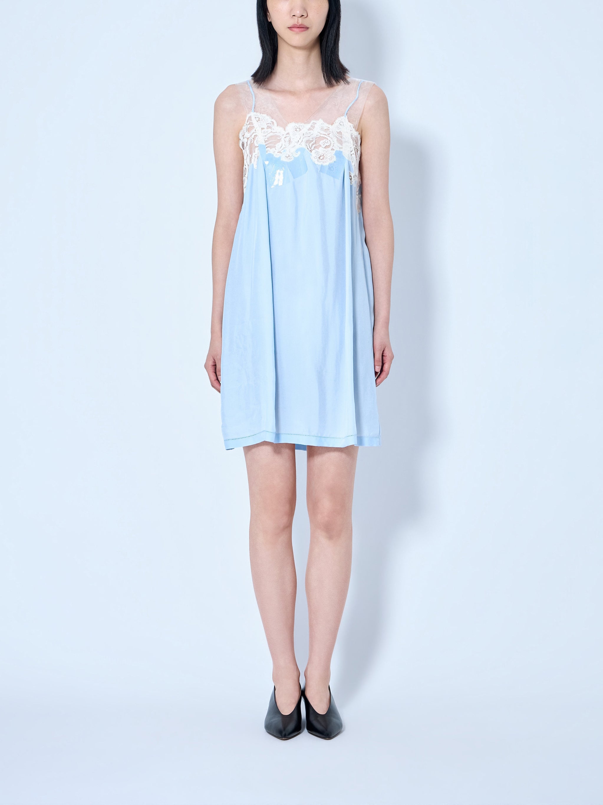 Taped Slip Mini Dress
