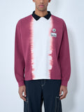 Contrast Collar Long Sleeve Shirt