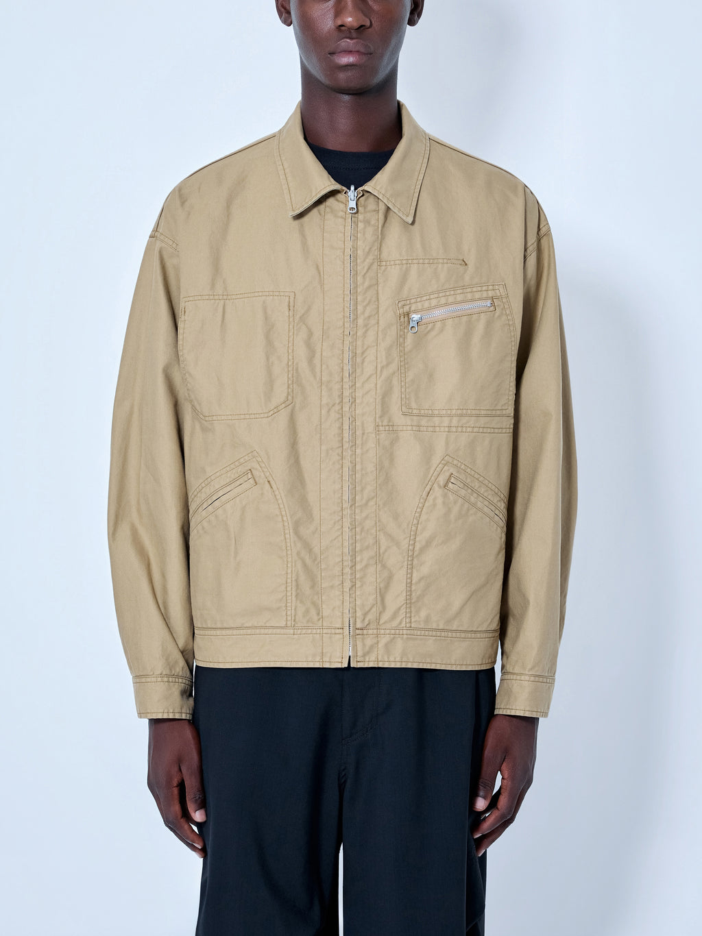 Zip-Front Utility Jacket