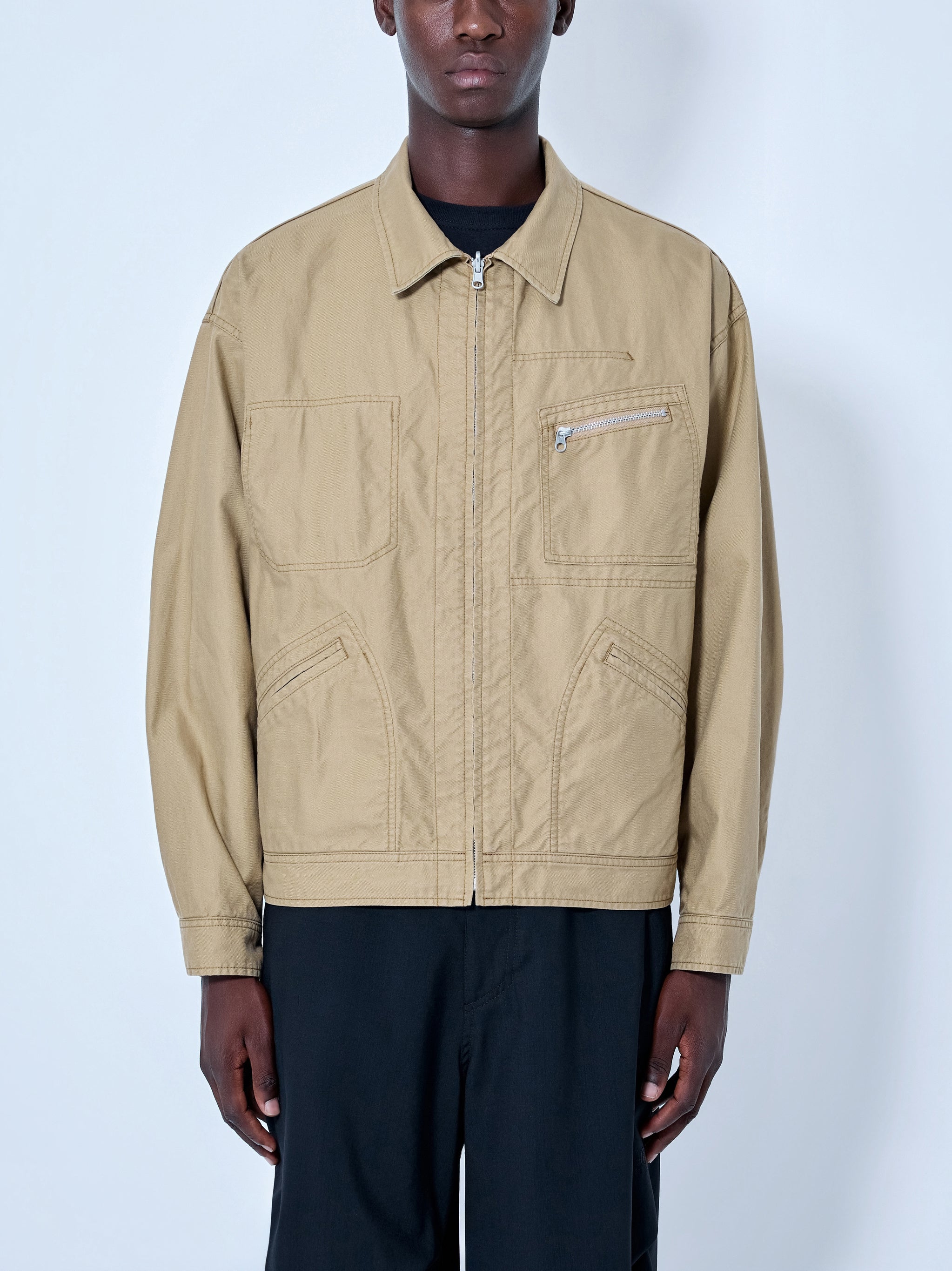 Zip-Front Utility Jacket
