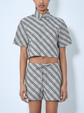 Crop Check Shirt