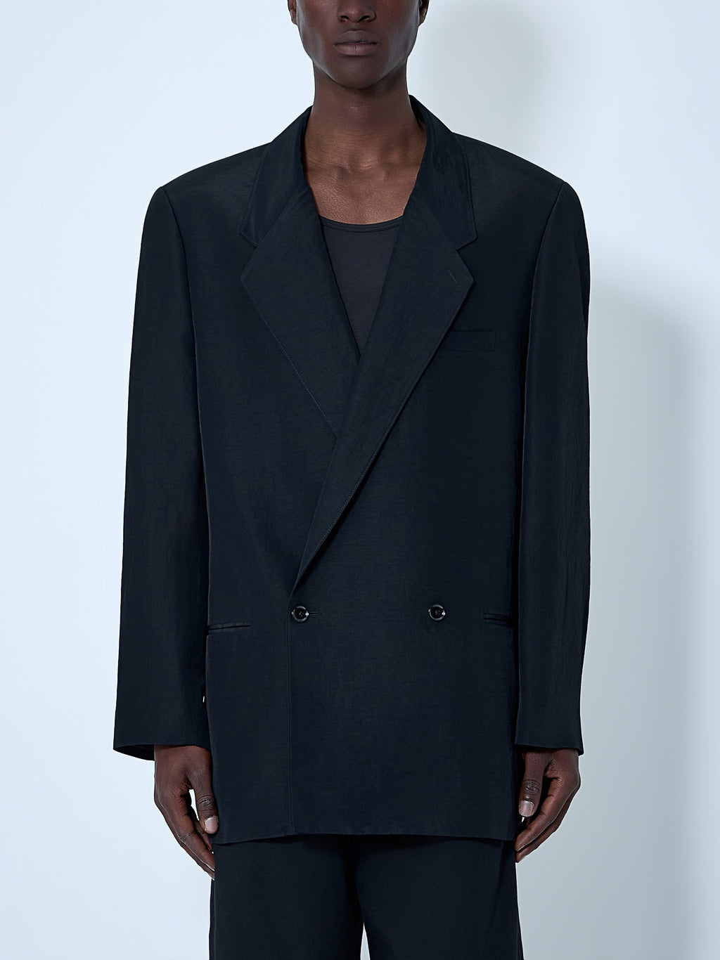 Double-Breasted Tailored Blazer