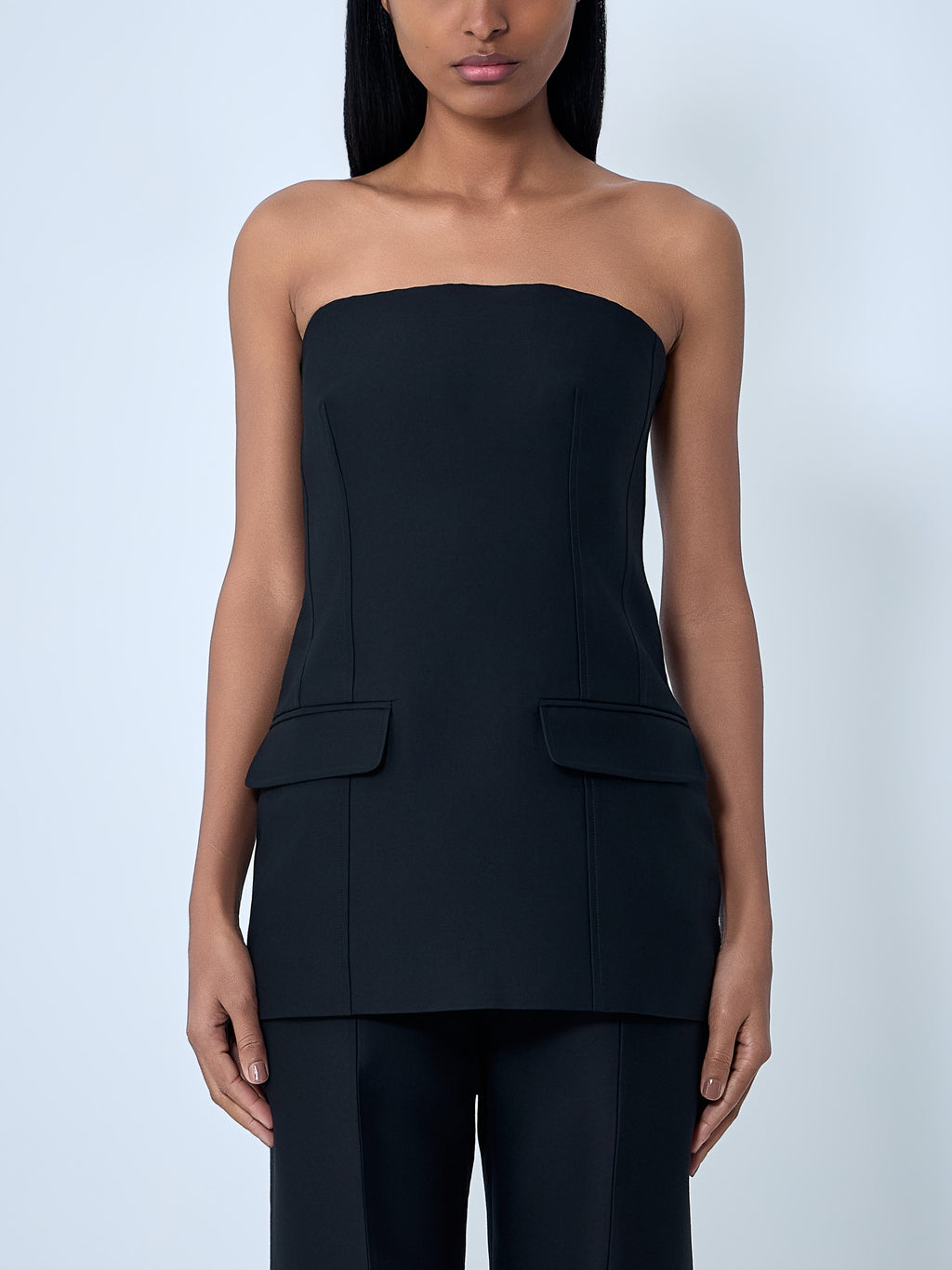 Crepe Pocket Top