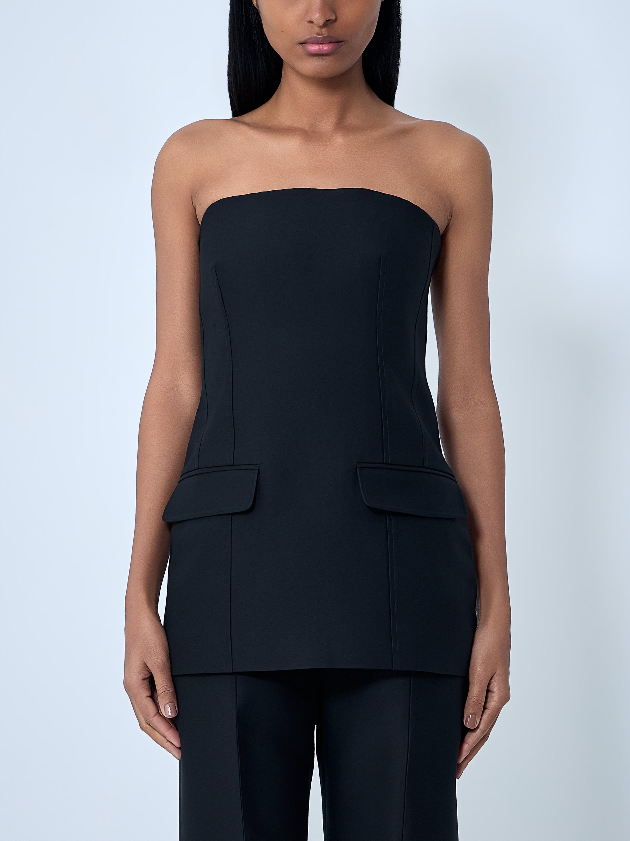 Crepe Pocket Top