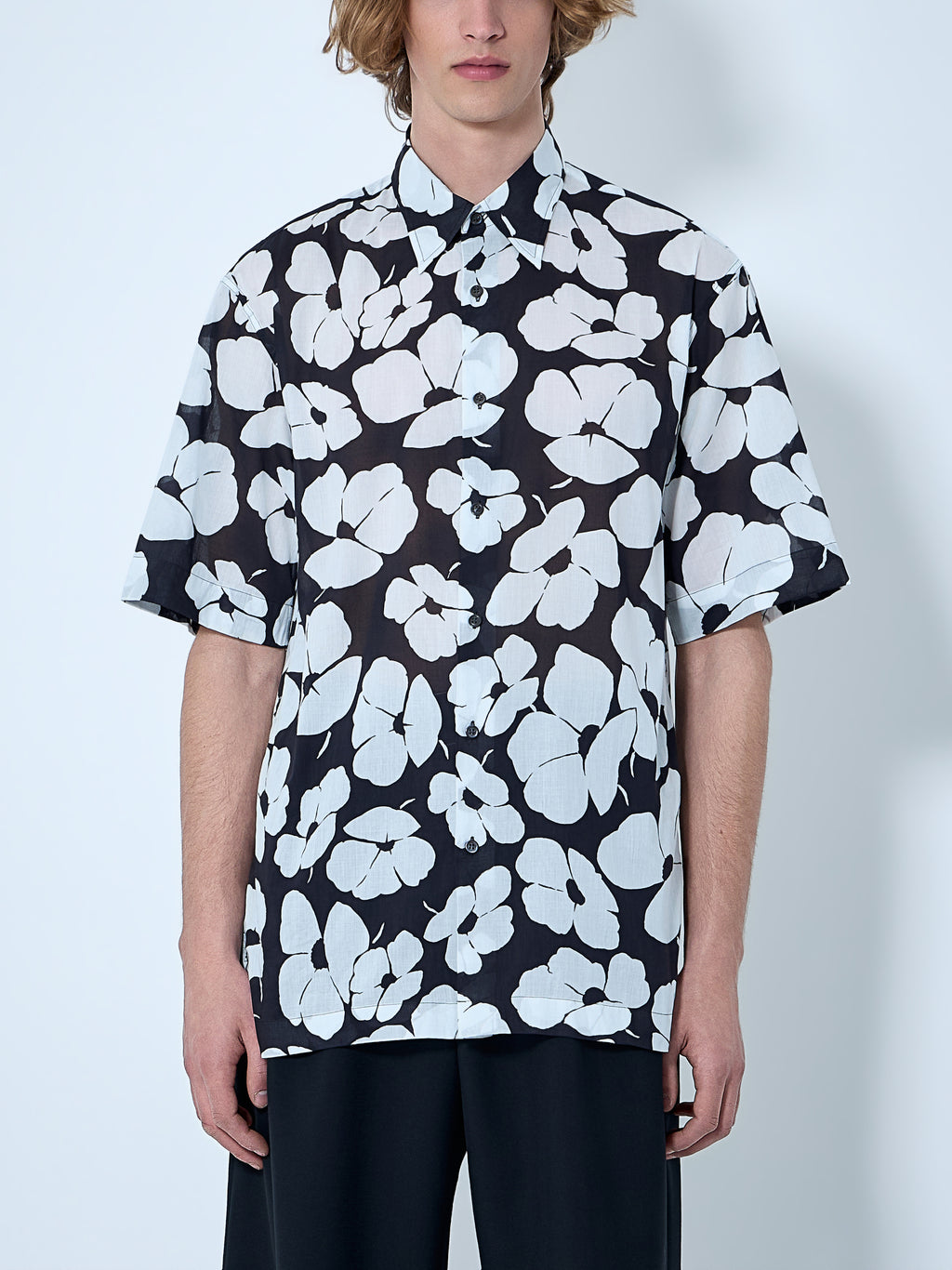 Floral Short-Sleeve Shirt