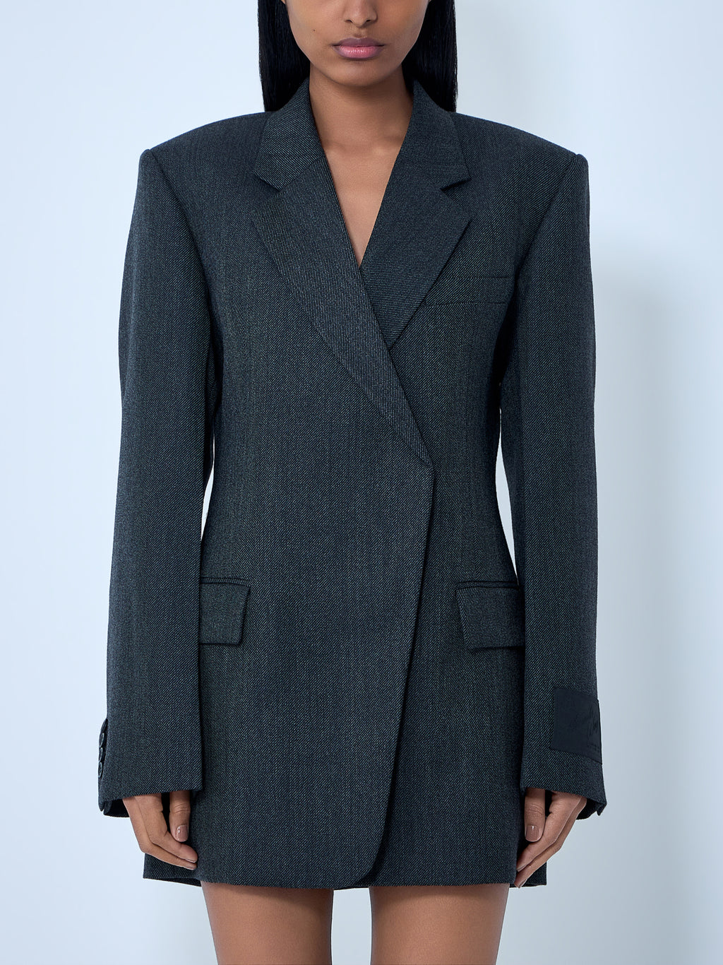 Tailored Wool Blazer Dress