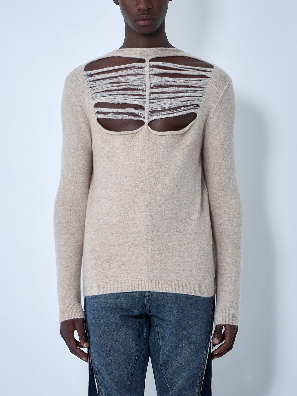Wool-Blend Knit Top