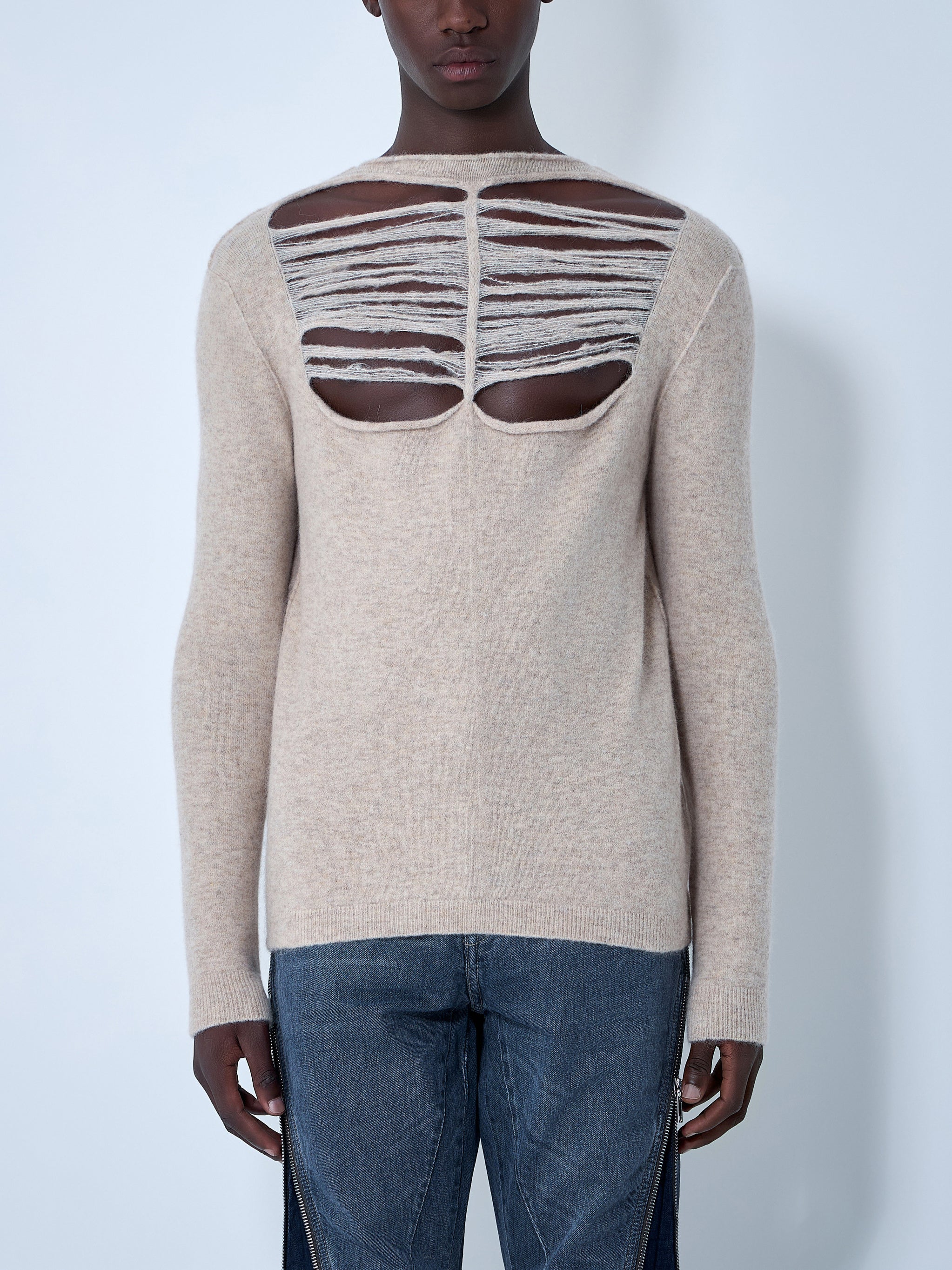 Wool-Blend Knit Top
