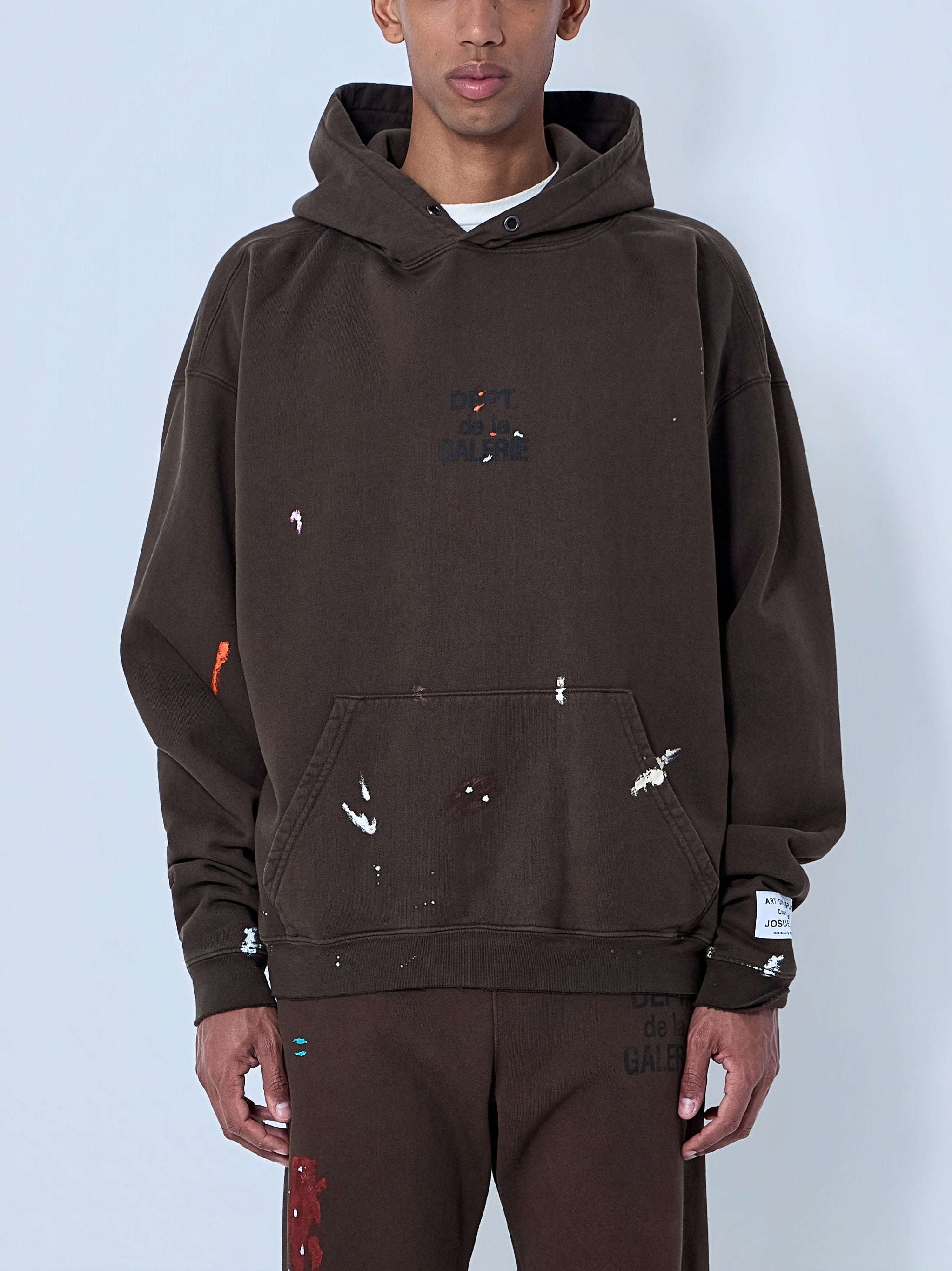 Abstract Print Hoodie