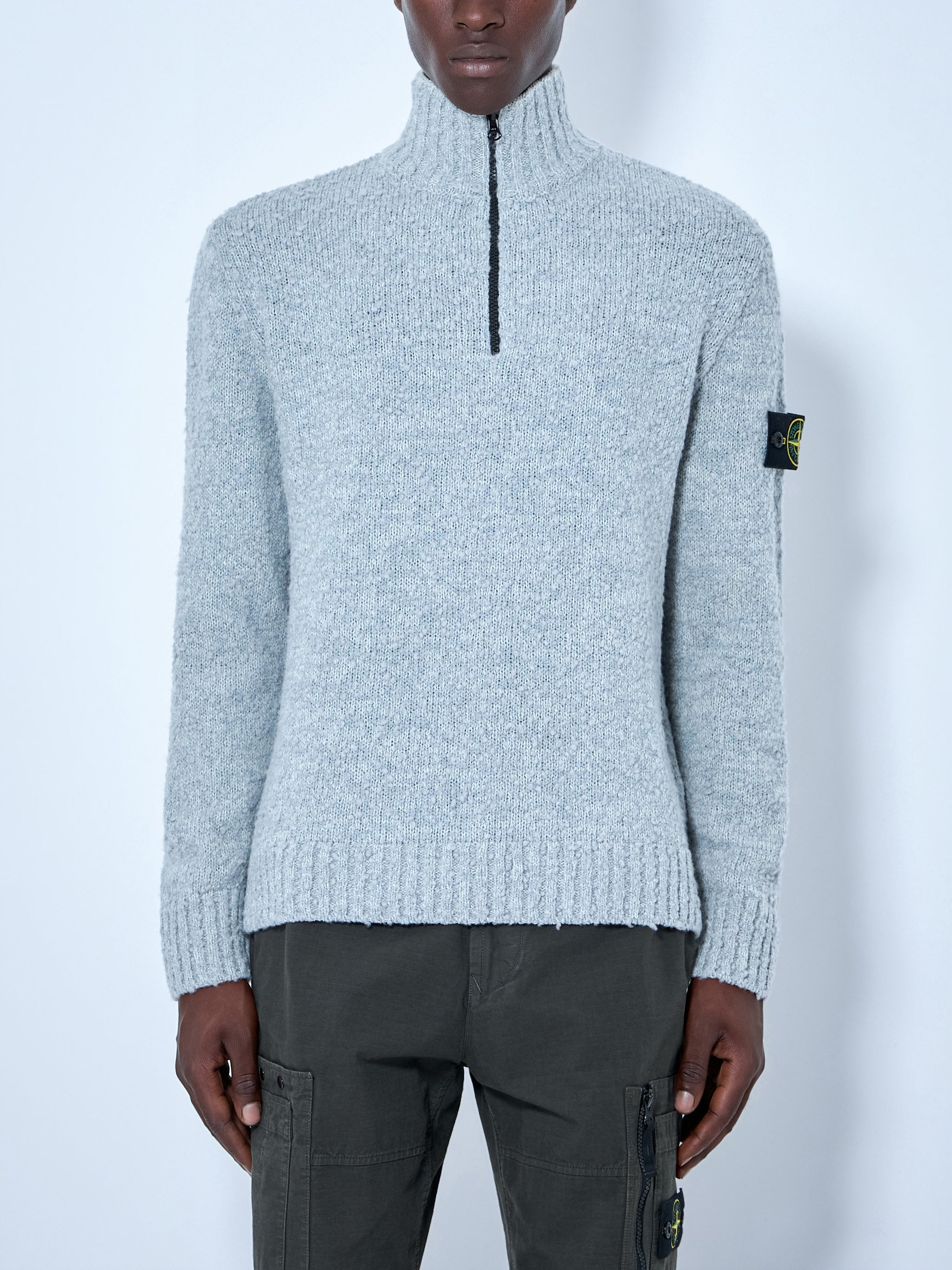 Half-Zip Wool Sweater