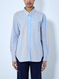 Striped Cotton Poplin Shirt
