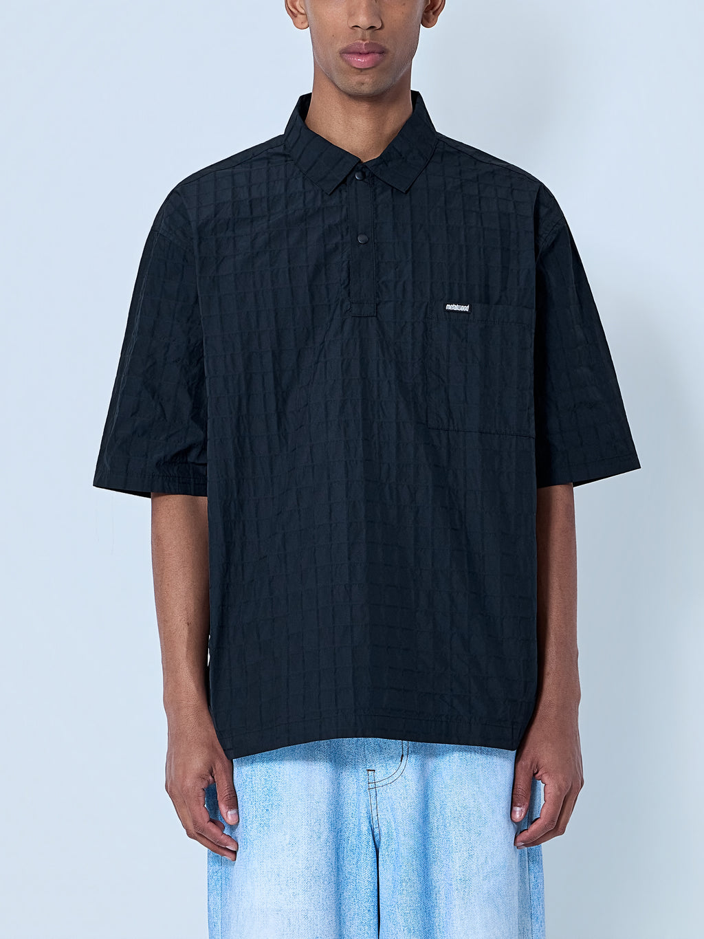 Textured Cotton Overshirt