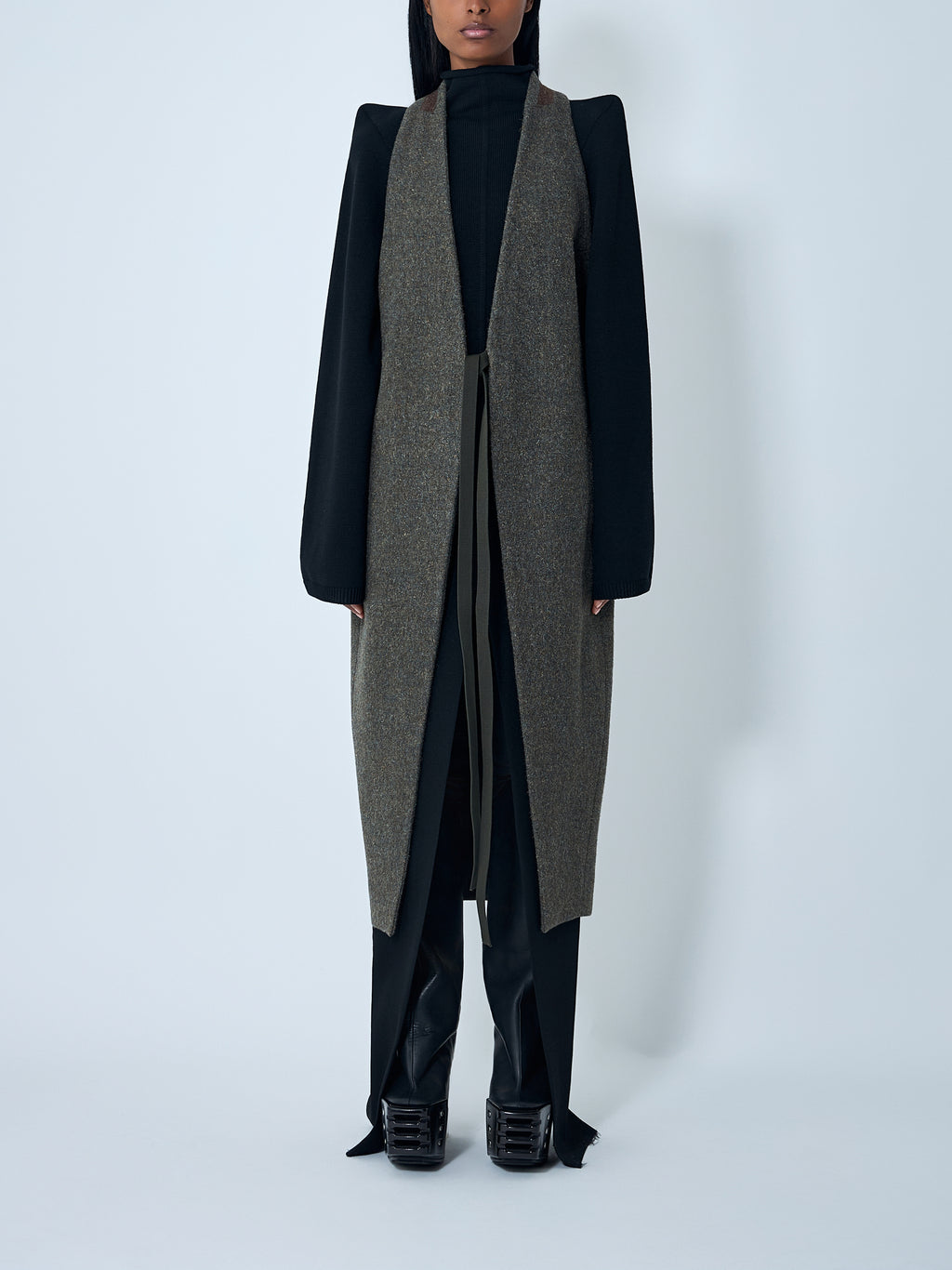 Wool Draped Waistcoat
