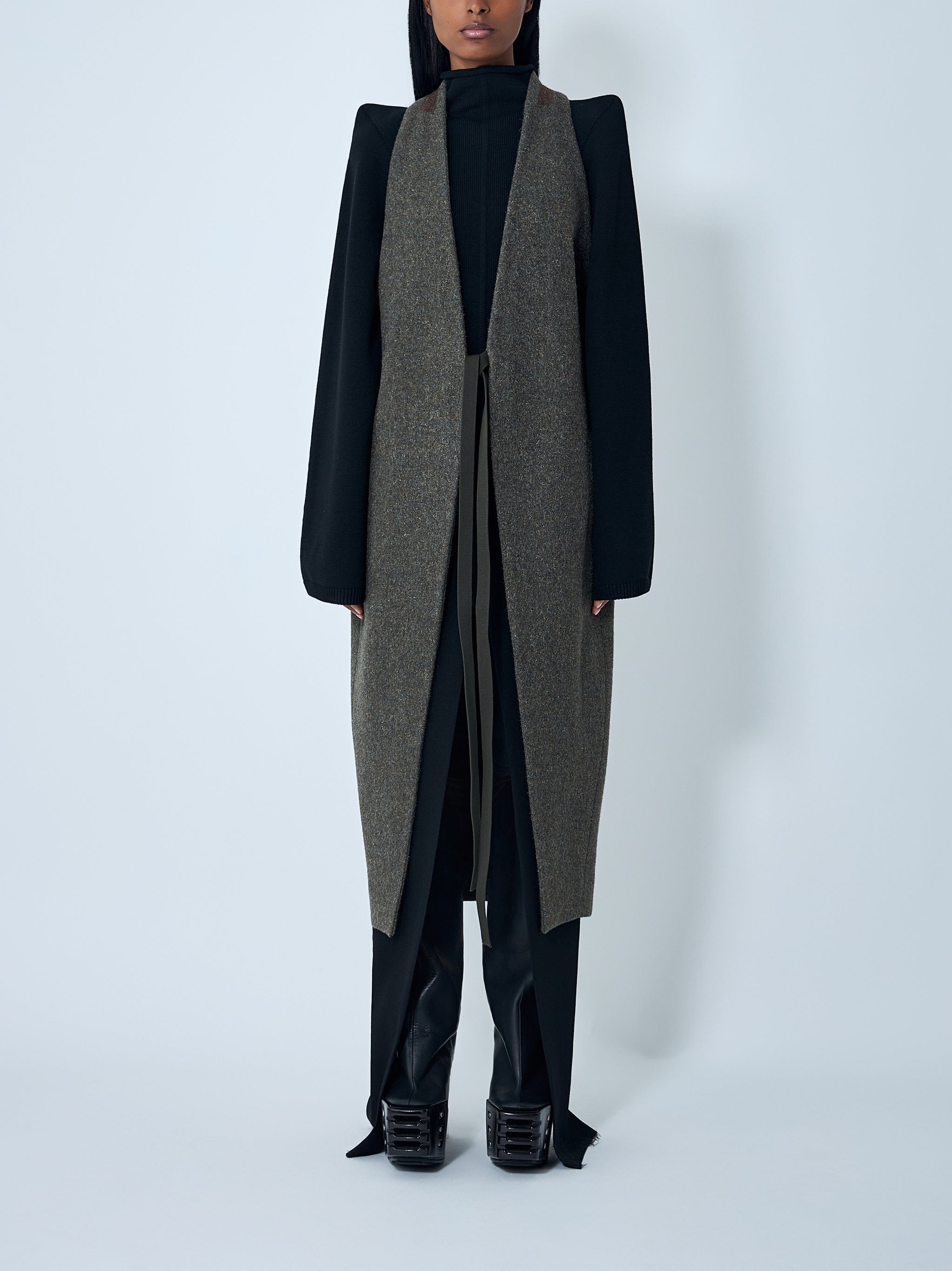 Wool Draped Waistcoat