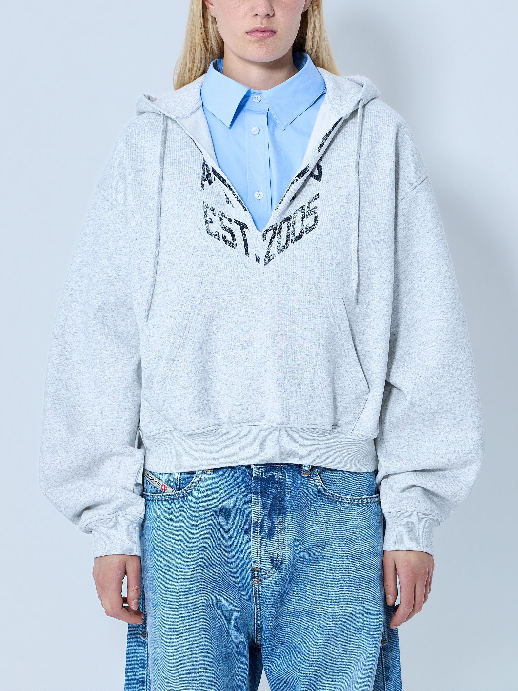 Shirt Dickie Layered Hoodie