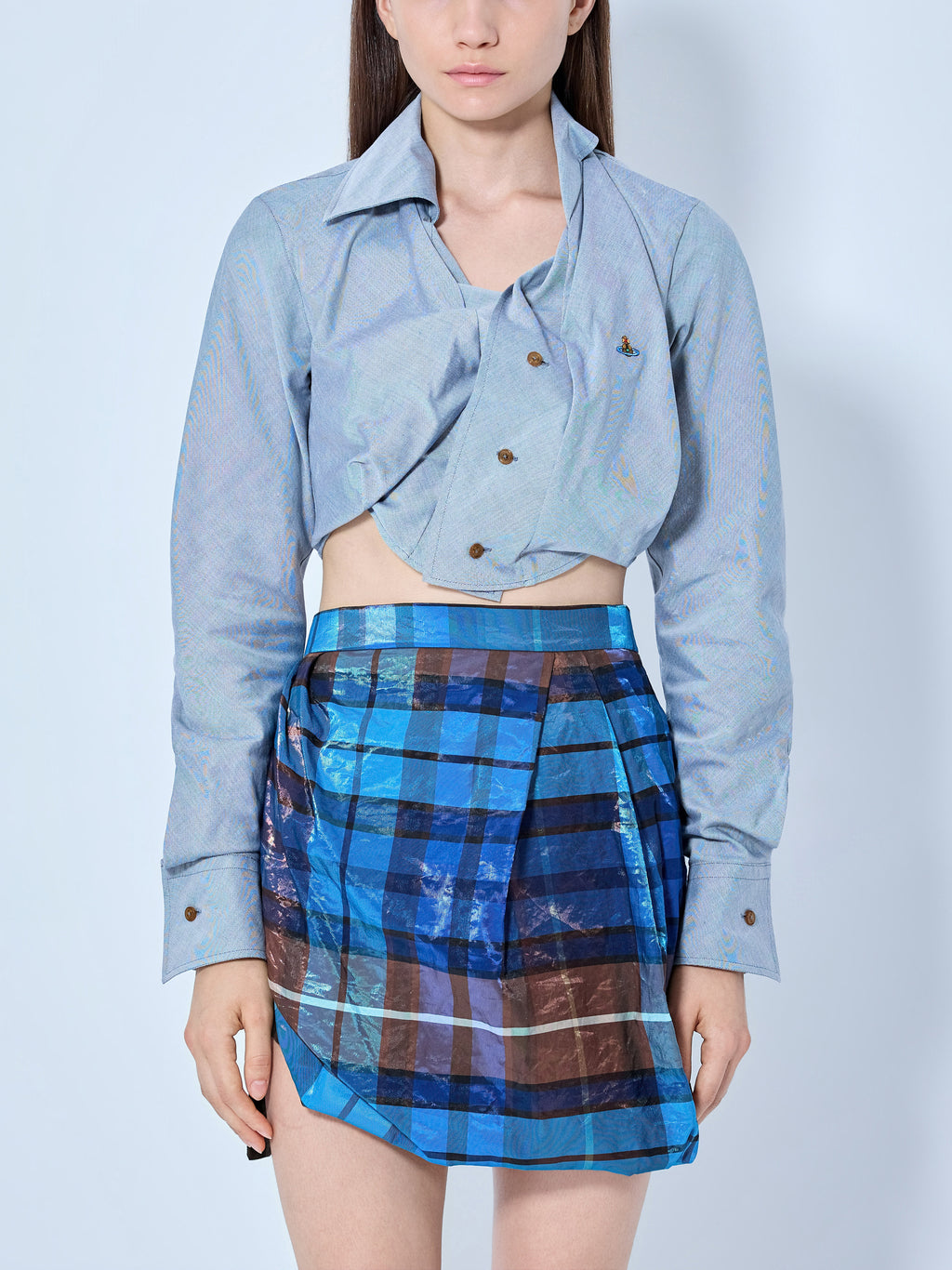 Cropped Drunken Shirt