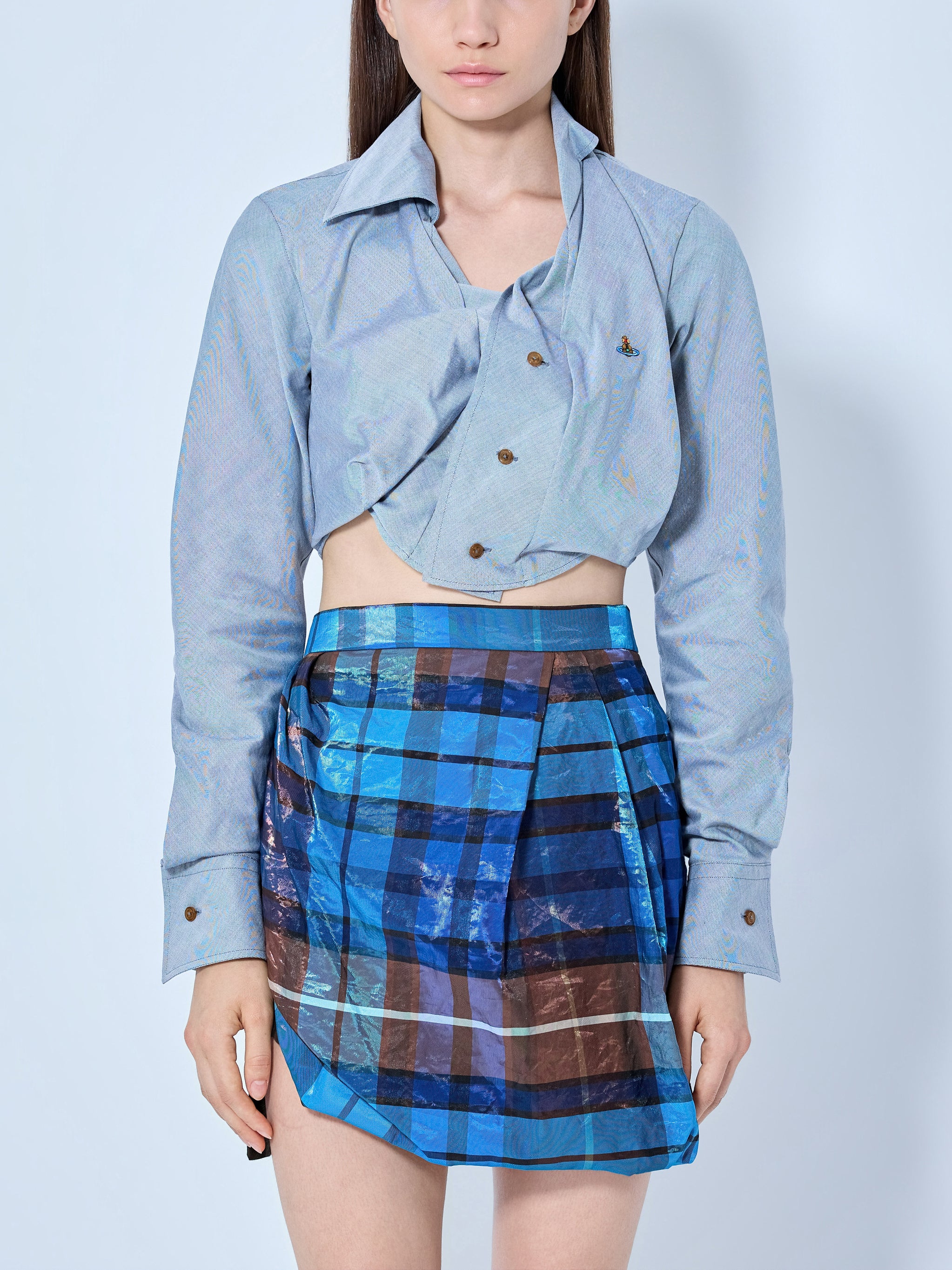 Cropped Drunken Shirt