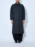 Single-Breasted Wool Coat