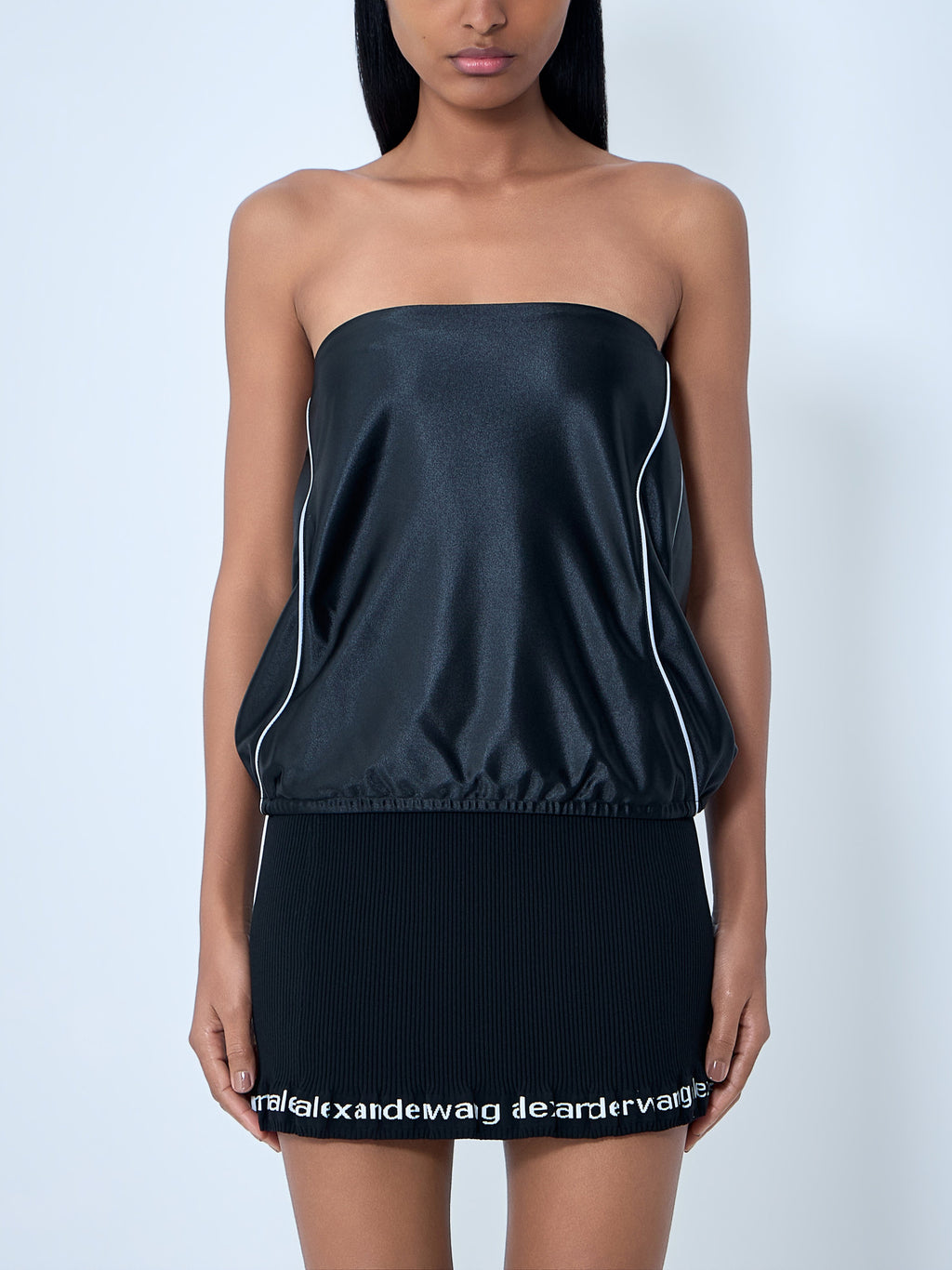 Strapless Satin Top