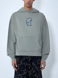 Graphic Motif Hooded Sweatshirt