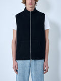 High-Neck Zip Vest