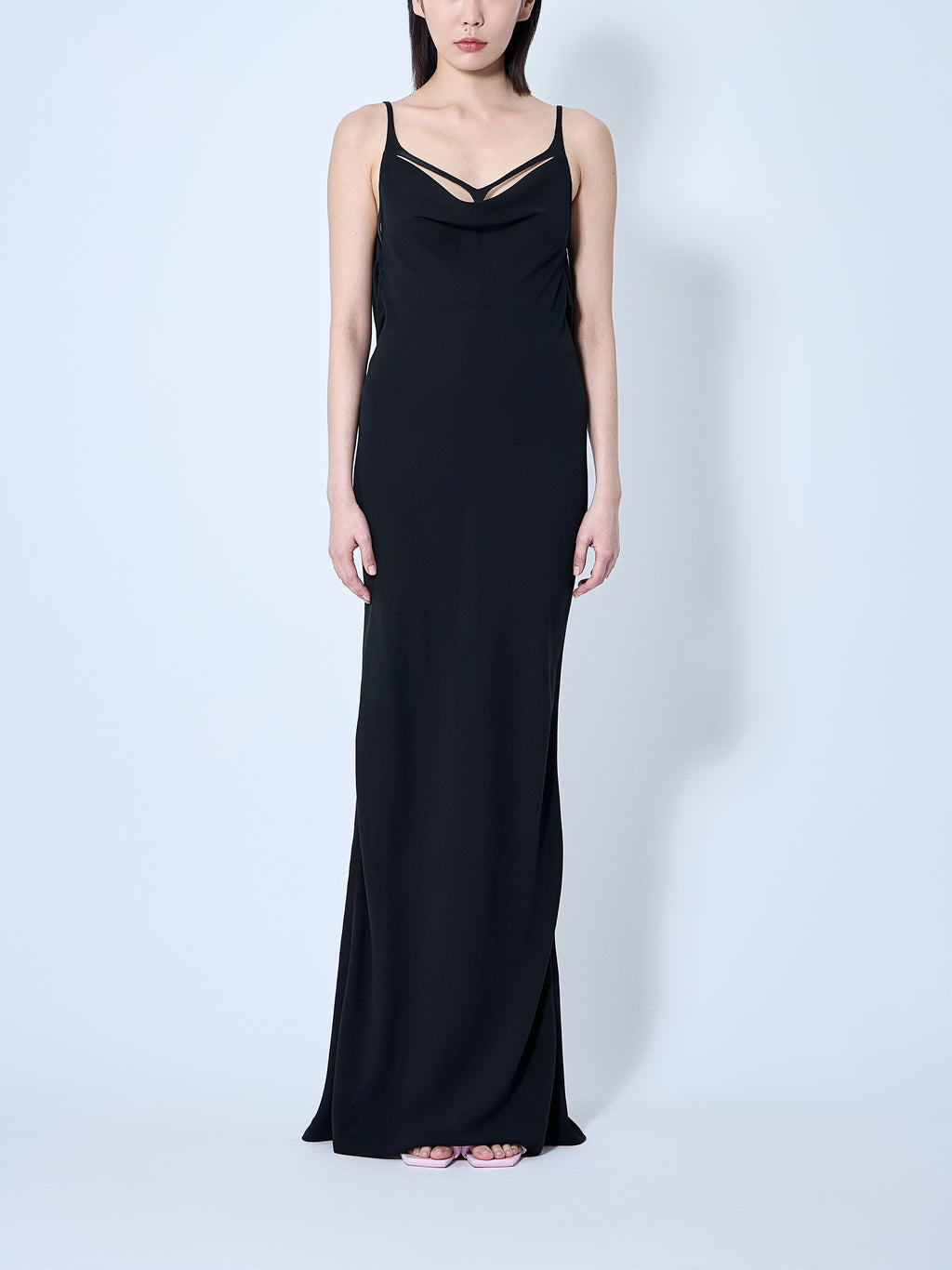 Crepe Maxi Dress