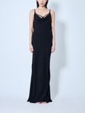 Crepe Maxi Dress